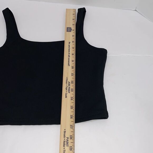 Lizette Collection Women's Black Square Neck Tank Top Size Large New With Tags - Picture 7 of 8